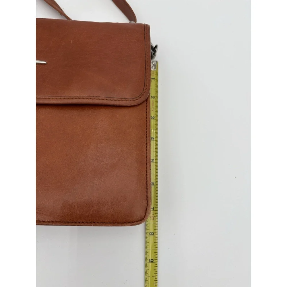 Bolon CPS‎ Collection Brown Leather Messenger Bag Crossbody Vintage